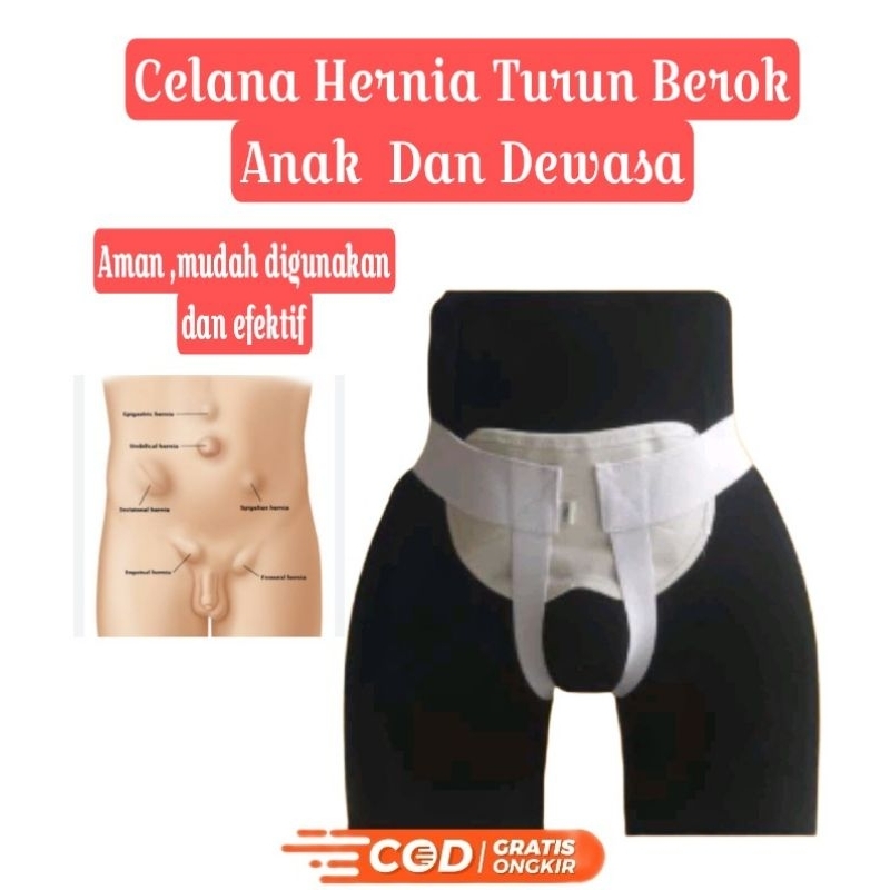 Celana Sabuk Hernia Turun Berok Pria Dewasa