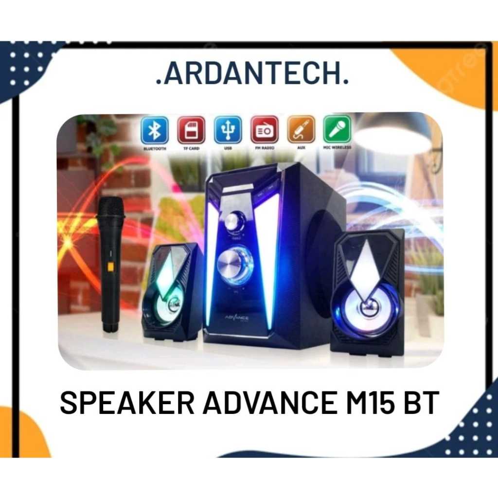 Speaker Advance M15BT Bluetooth Karaoke Speaker