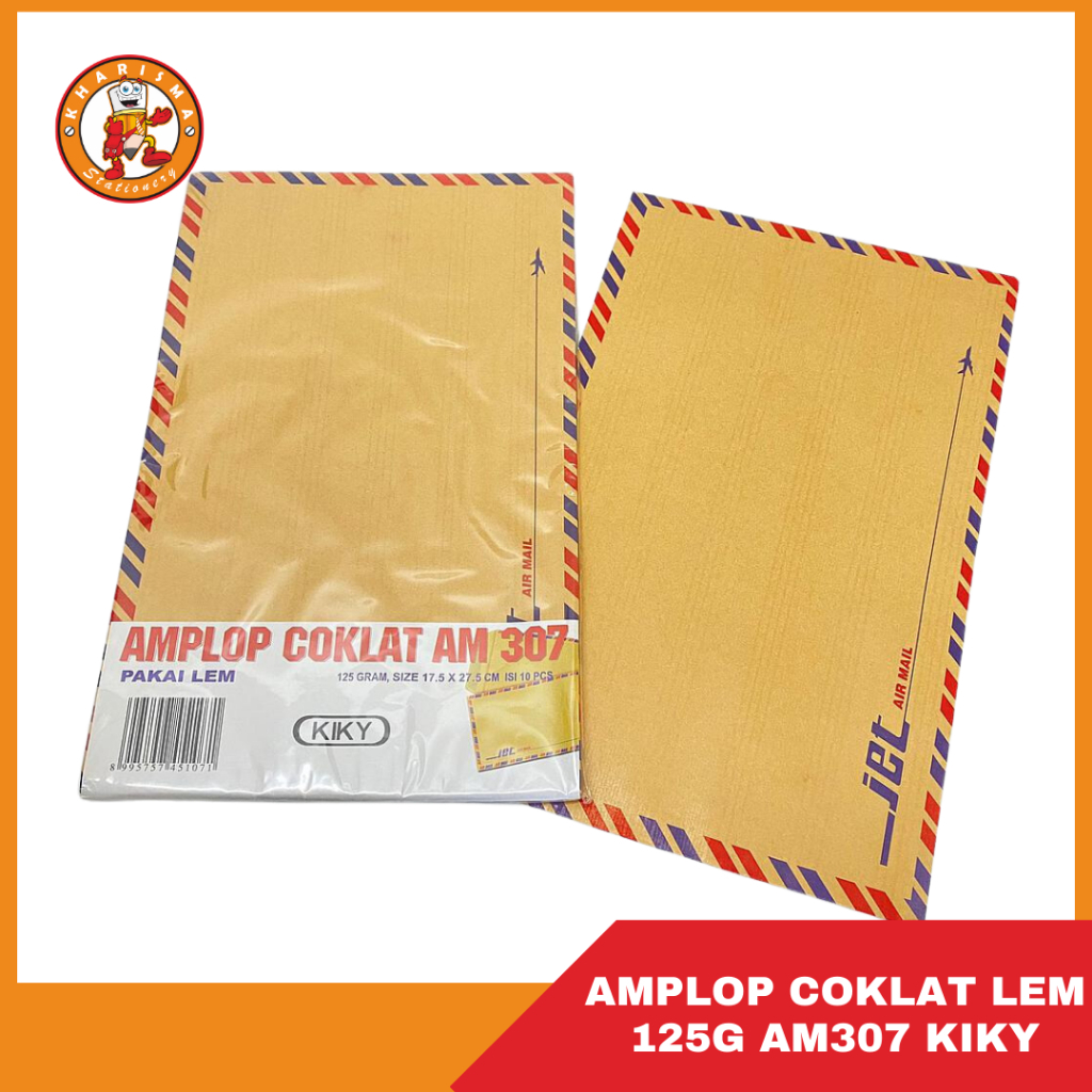 

AMPLOP COKLAT LEM 125G AM307 KIKY (1PAK) [5000530]