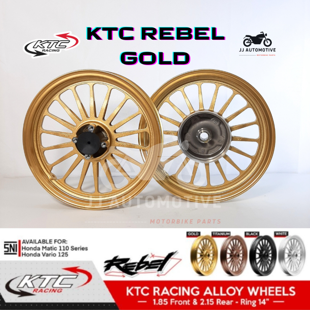 Velg KTC Ring 14 KTC Rebel Vario 125 150 Beat Scoopy Spacy