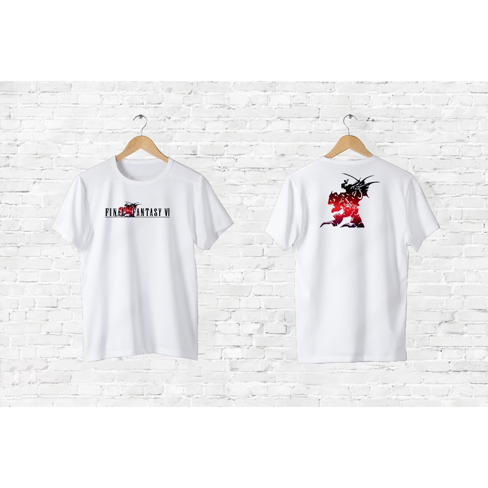 T-shirt Kaos Baju FINAL FANTASY Bisa Custom Gambar Sendiri