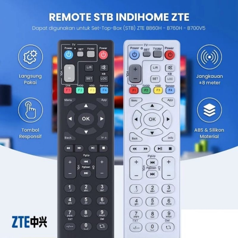 Remot Stb Android Tv Box Zte IndiHome Remot Android Tv Box