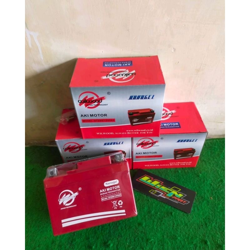 Aki Accu Beat Kharisma Wilwood Nanogel