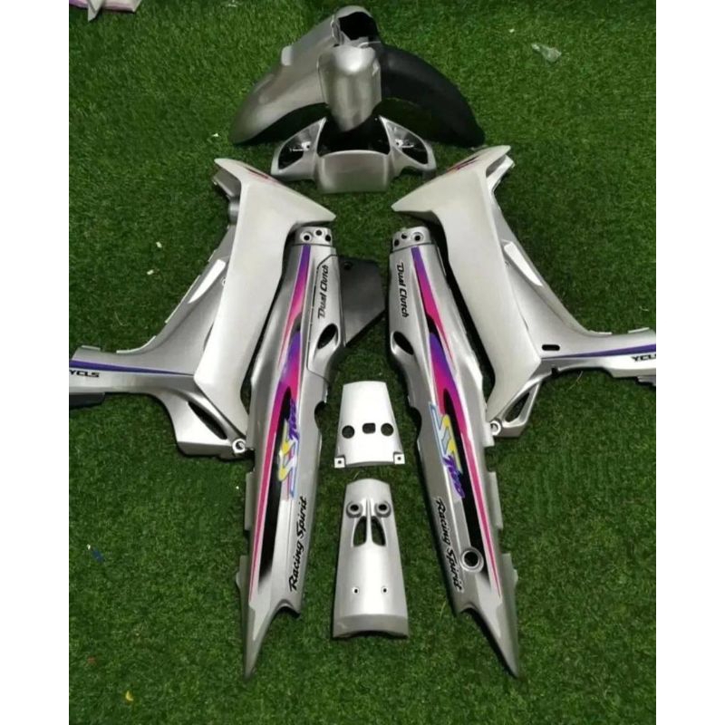 STRIPING VARIASI FIZR SS TWO CUSTOME SILVER HOLOGRAM