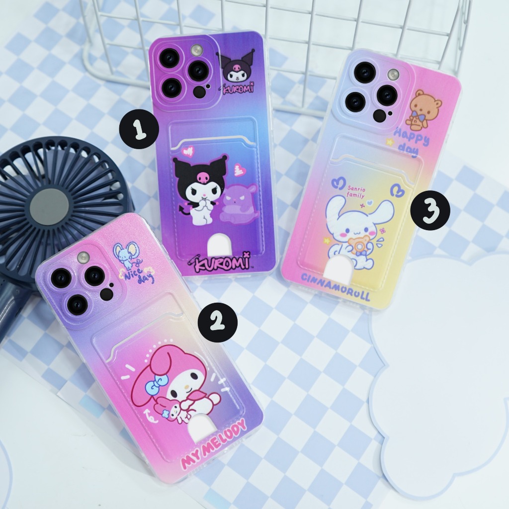 Softcase Transparant Card Holder -  Case Untuk Photocard - For Oppo A15 A16 A16K A17 A17K A1K C2 A31