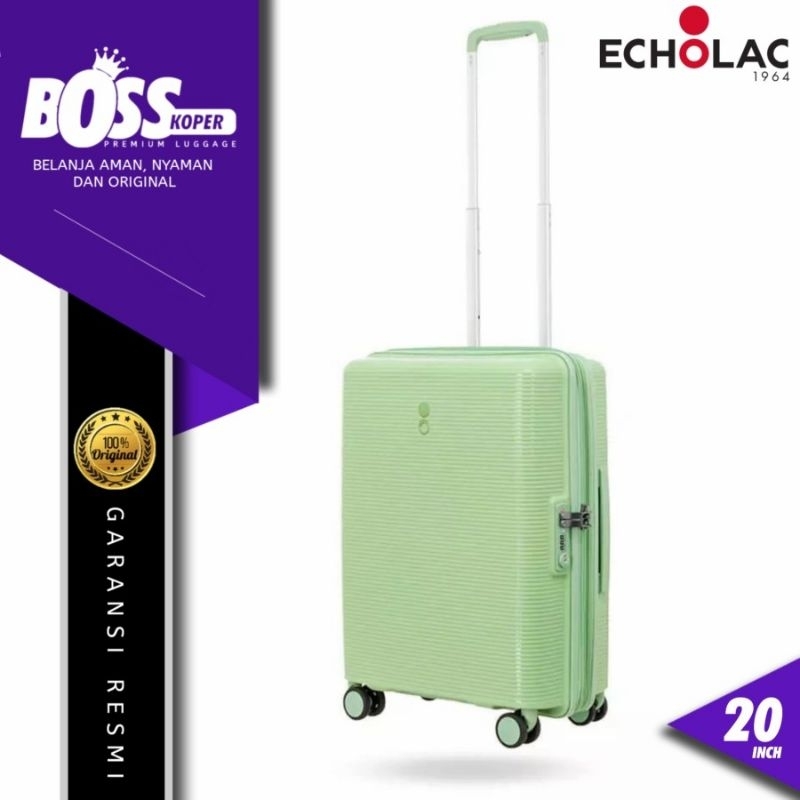 Koper 20 Inch ECHOLAC Cabin/Kabin Kuat Expandable TSA Original