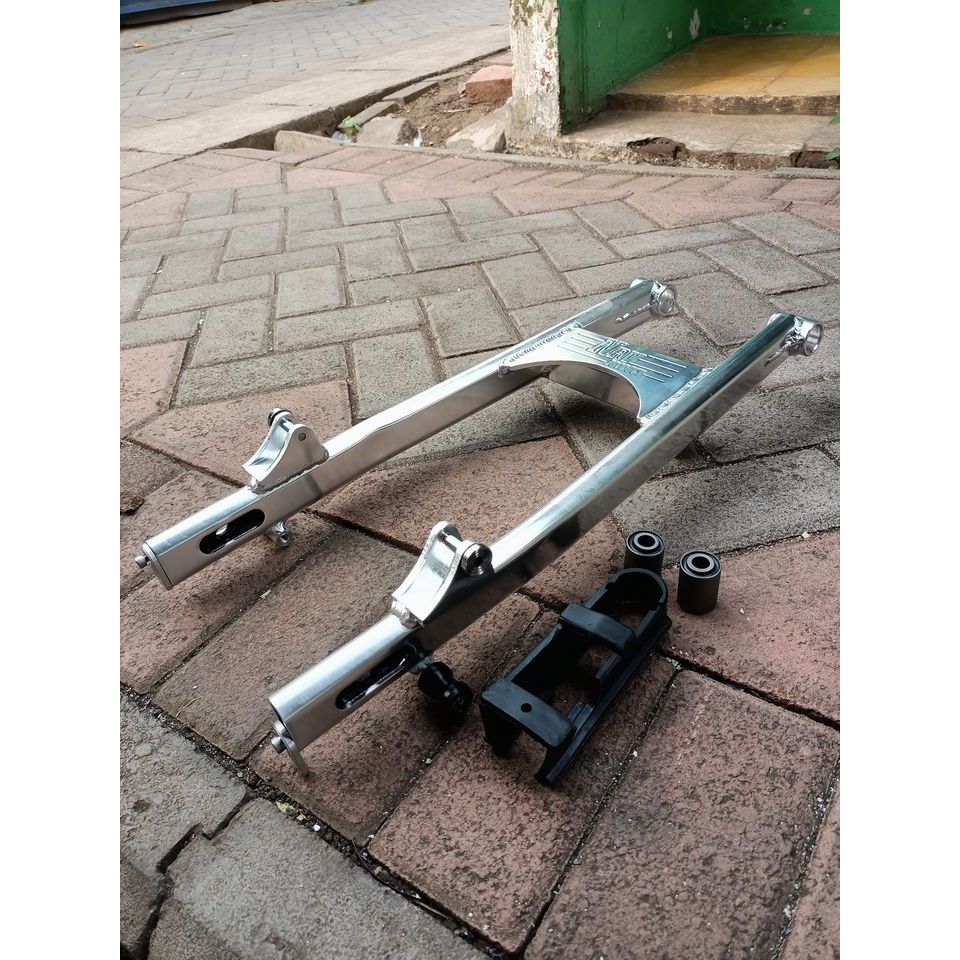 SWING ARM TIGER NRV ALMUNIUM POLOS COPY AITCK[ARM+KARET+BOSH ARM+STELAN RANTAI]