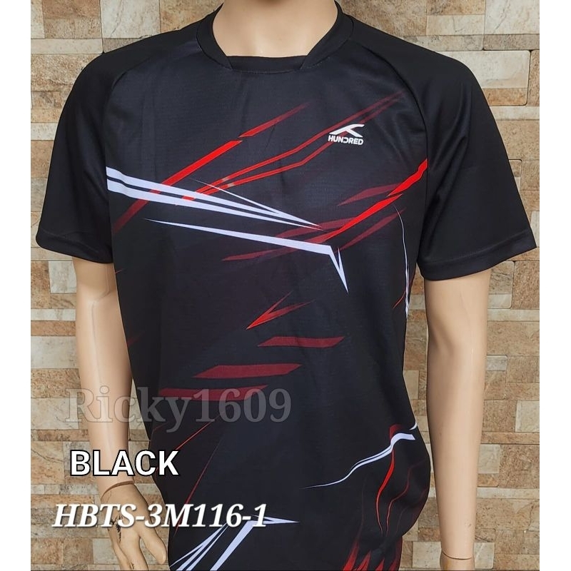 BAJU BADMINTON HUNDRED HBTS-3M116 - JERSEY HUNDRED HBTS-3M 116  - ORIGINAL HUNDRED