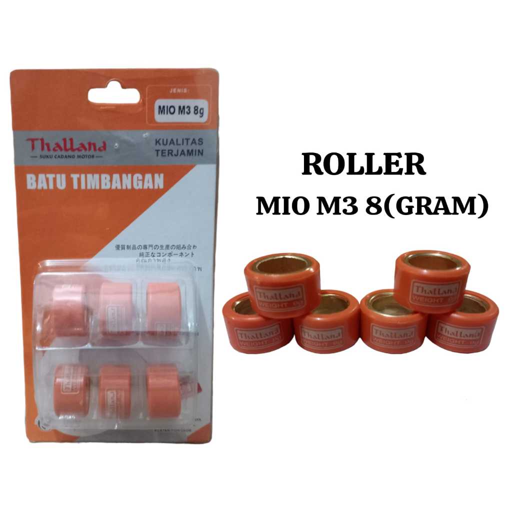 Roller / batu timbangan mio m3 8 gram merek thalland