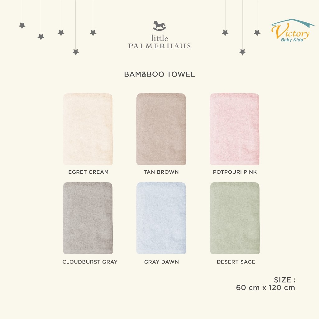 Little Palmerhaus - Bam &amp; Boo Bamboo Towel 10.0 (Handuk Bayi dan Anak)