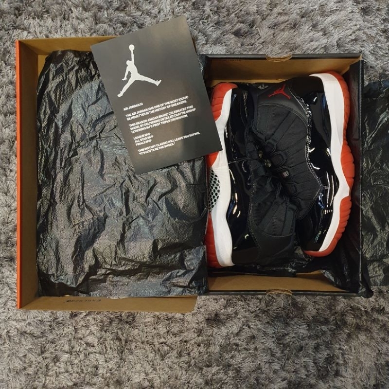 Sepatu Air Jordan 11 Retro "Bred" 2019 》Original Authentic 》MURAH