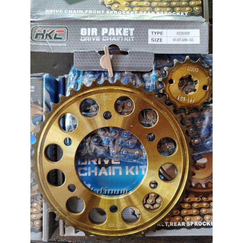 GIR GEAR PAKET VIXION NEW NVA NVL MERK HKC