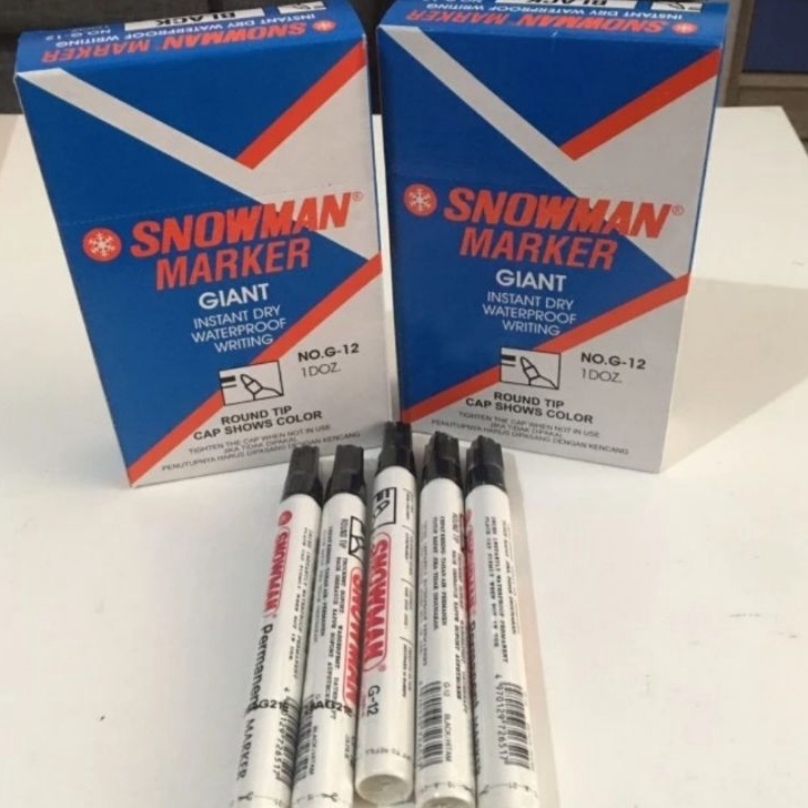 

Kirim Sekarang Spidol Permanen Snowman G-12 Dijual