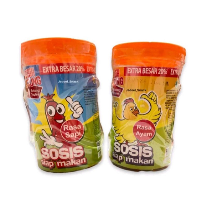 

sosis sonice rasa sapi dan rasa ayam isi 24+1 lebih untung