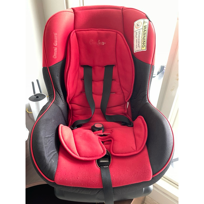 PRELOVED car seat cocolatte omni guard red and brown