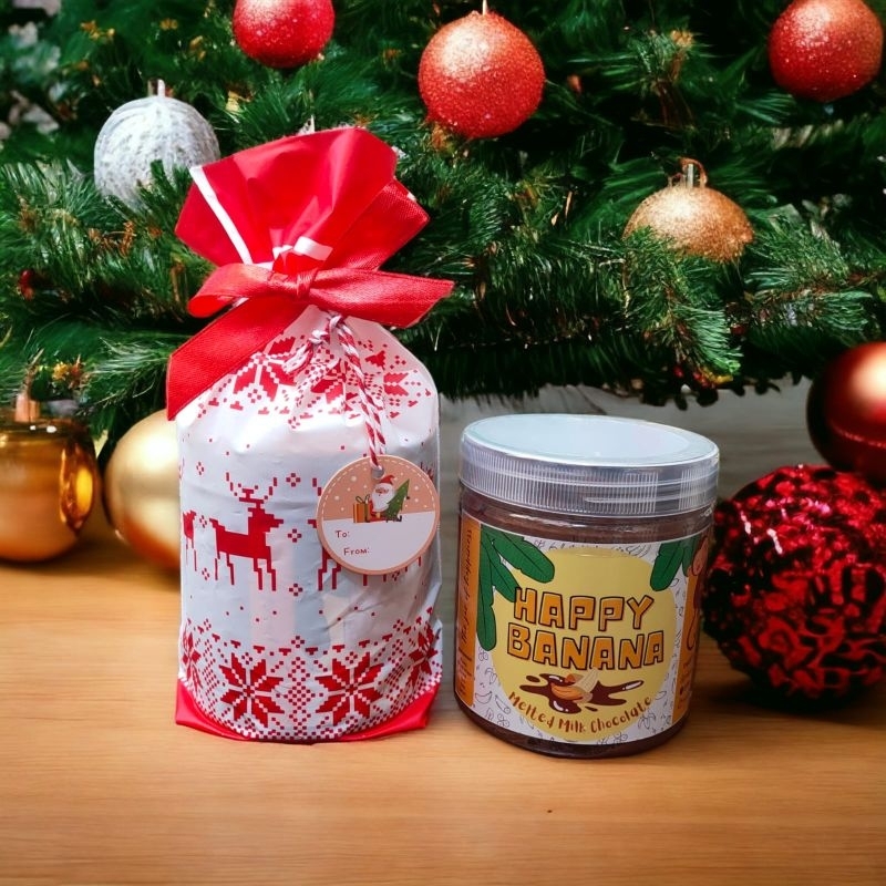 

Hampers Natal - Keripik pisang coklat lumer.