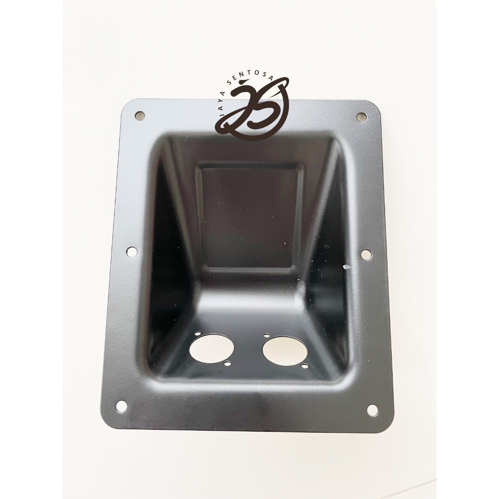 PANEL SPIKON CEKUNG TERMINAL PLAT SPIKON 2 LUBANG PANEL SPEAKON BESI MODEL MANGKOK