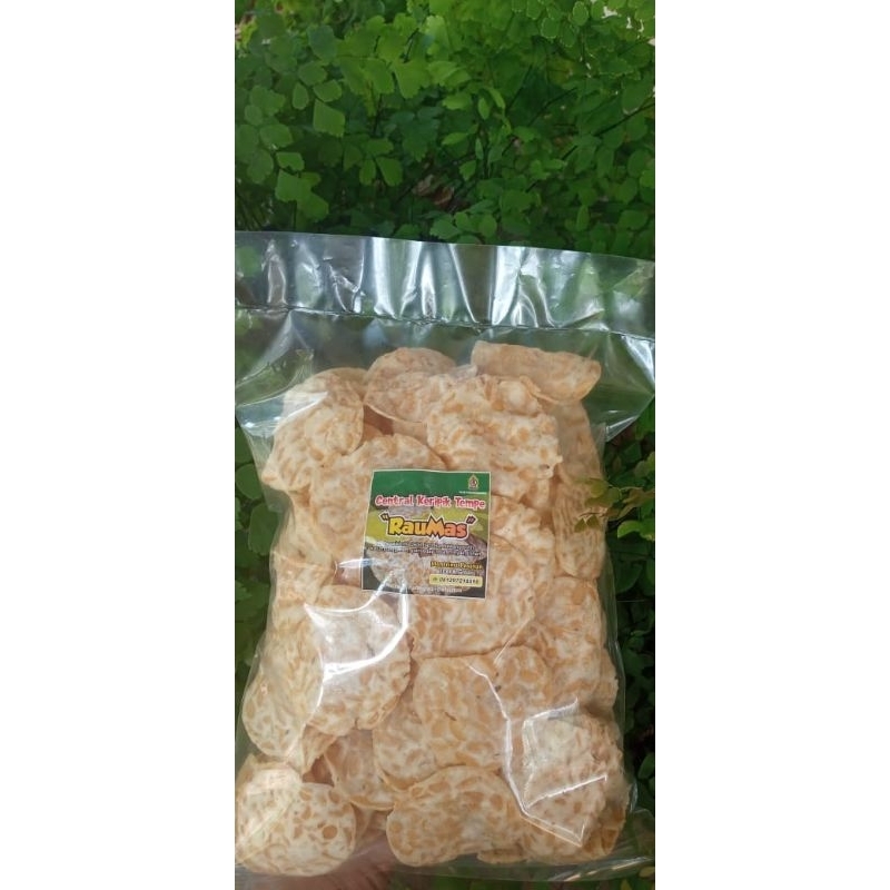 

Keripik Tempe RauMas-Keripik Tempe Tapioka 500gr Keripik Renyah Home Made