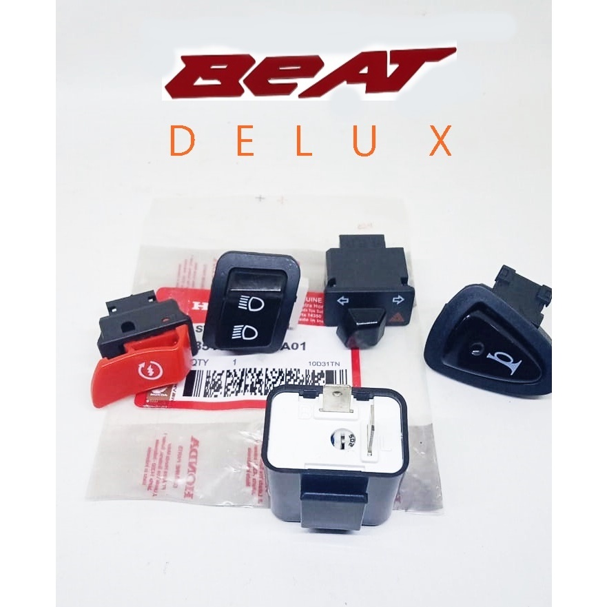 Saklar Tombol Set Beat Delux 2020-2022 plus flaser (sudah dim 3 titik)