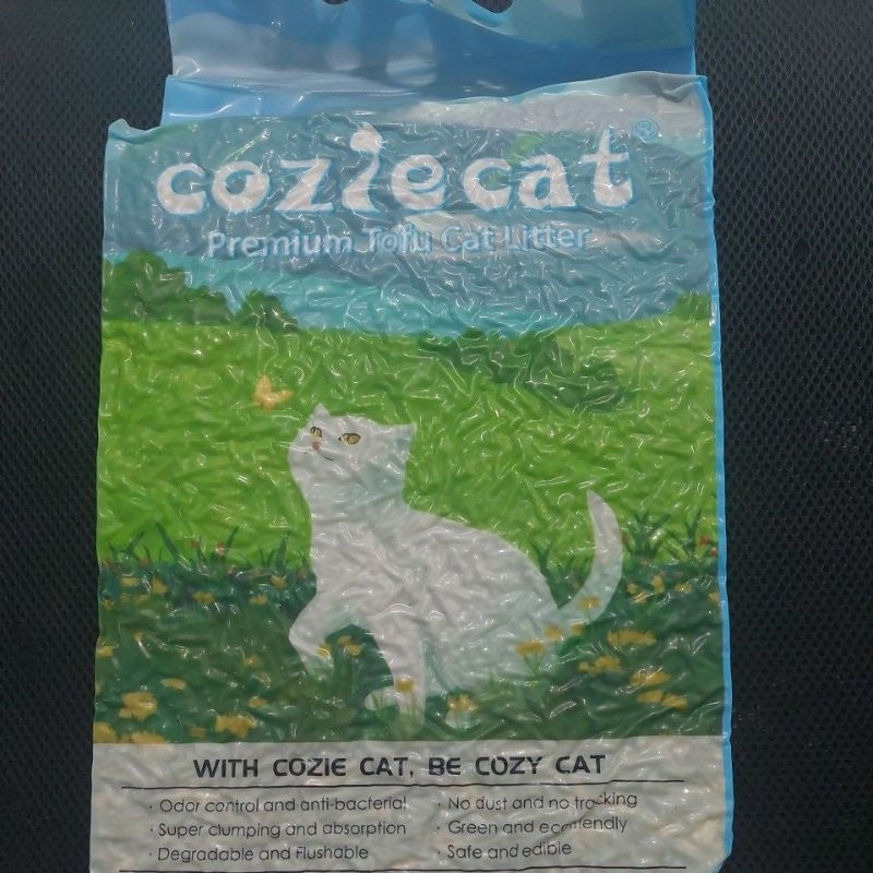cozie cat tofo cat litter