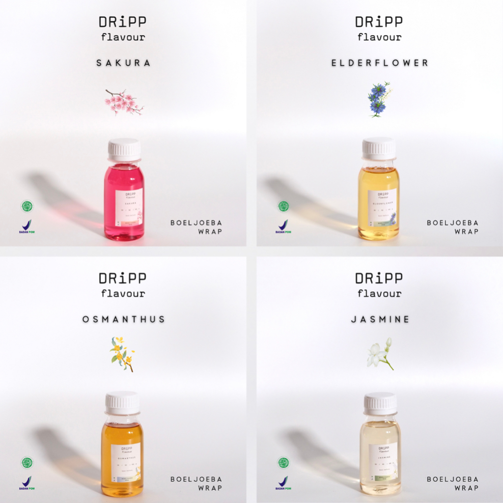 

DRiPP All Varian Floral Syrup Repack [30, 50, 100] g