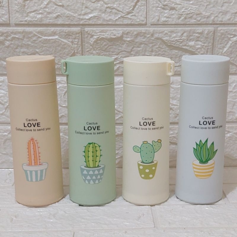 Botol kaca kaktus / botol suvenir / botol kaktus