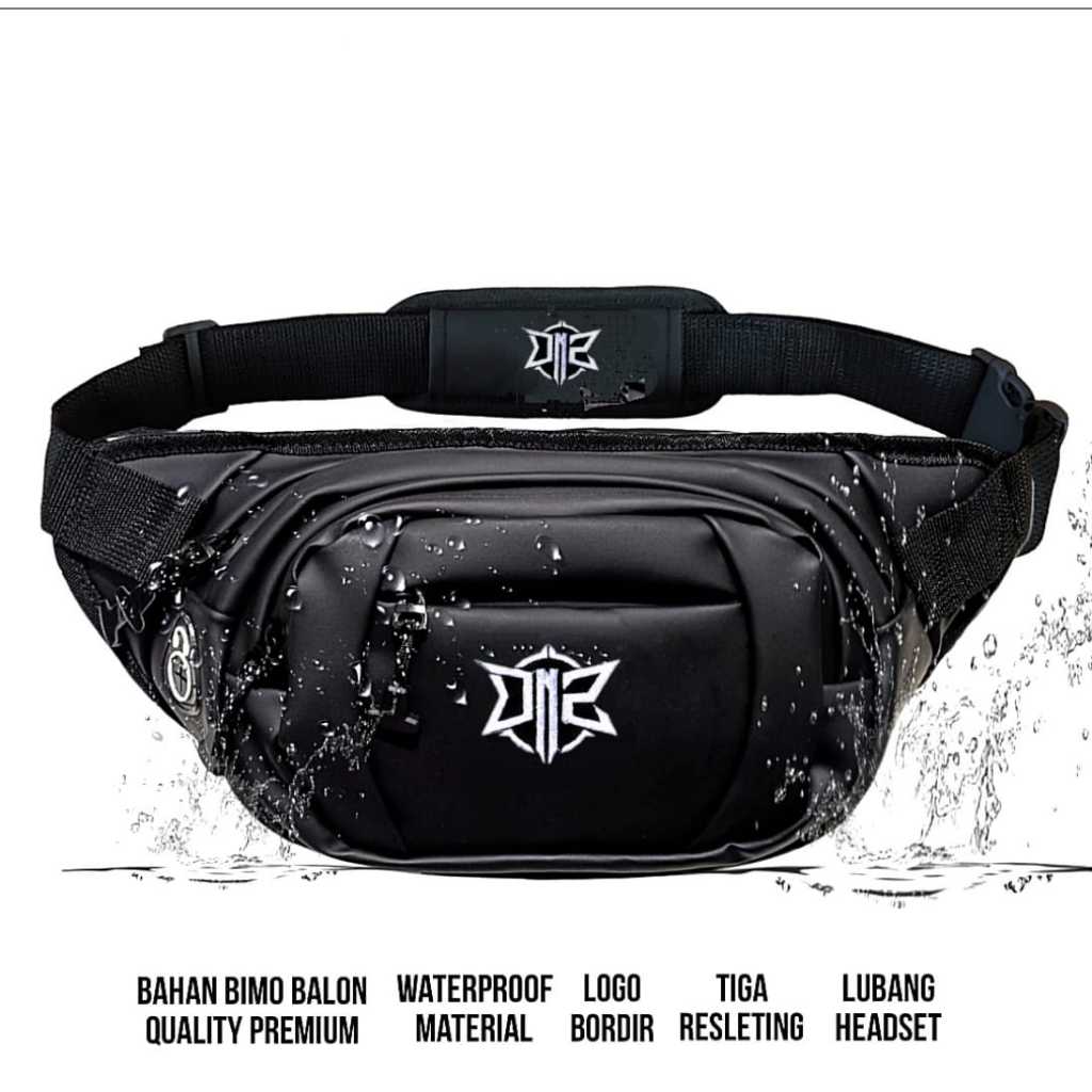 Tas Selempang Waistbag Distro Waterproof Tas Outdoor DnZ Purpose of life