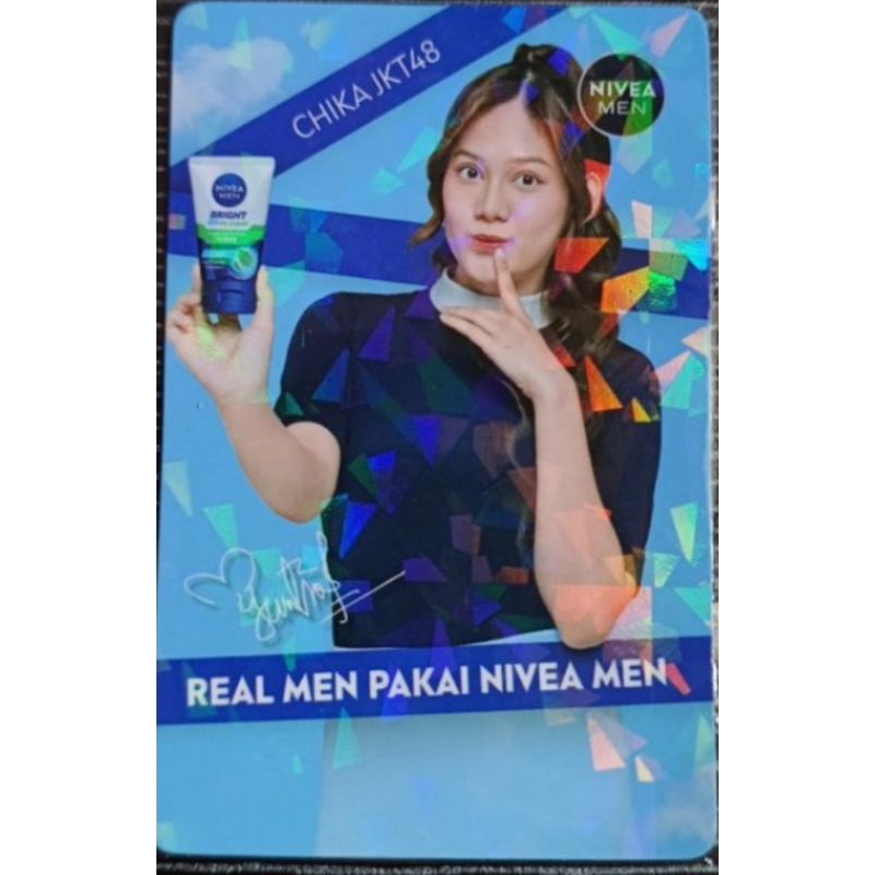 Photocard Official Nivea Men Chika JKT48