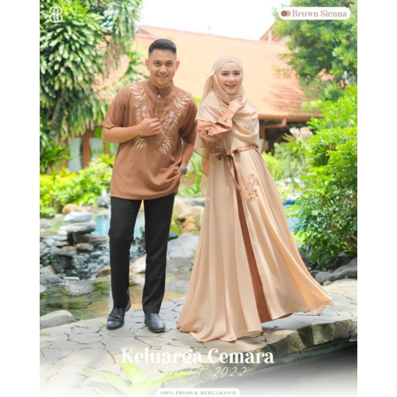 sarimbit keluarga cemara by puan Indonesia/coupe lebaranl/couple muslim