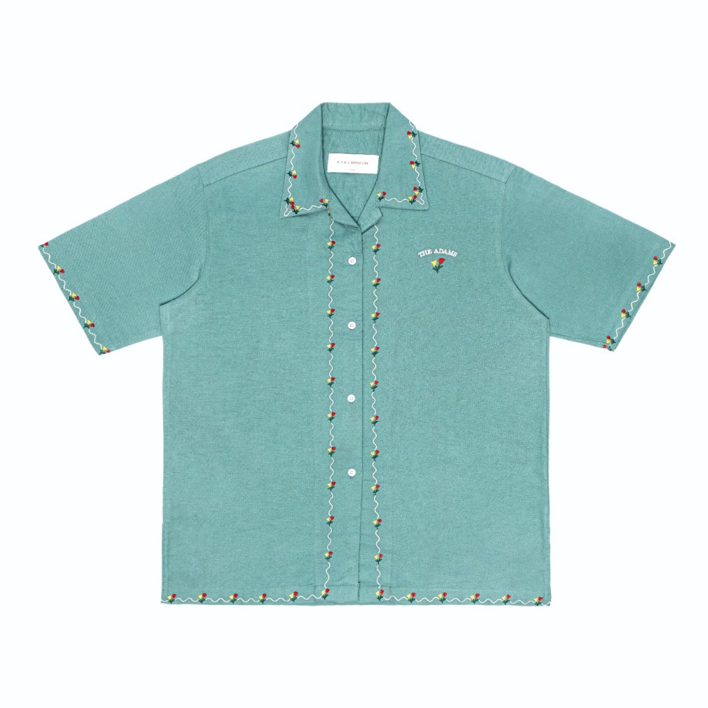 KZL X The Adams Collaboration GLORIOUS - Bowling Shirt - Green