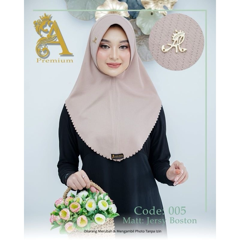 lasercut alya hijab/jilbab instan/alya hijab/