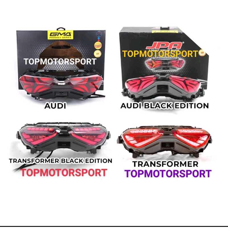 JPA LAMPU BELAKANG BLACK EDITION YAMAHA NEW NMAX 2020 SAMPAI 2023 ORIGINAL JPA