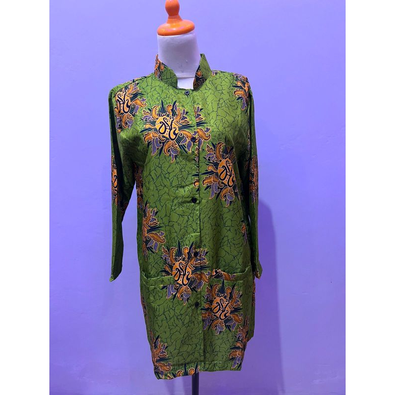 Tunik Aisyiyah nasional terbaru full furing tunik batik Aisyiyah nasional seragam Aisyiyah nasional 