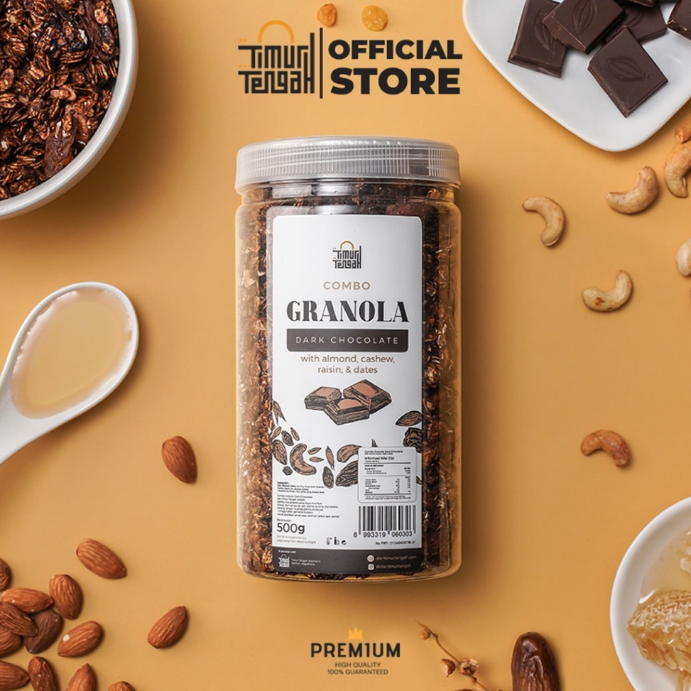 

[✇Y66<] Timur Tengah Granola Dark Chocolate 500 gr Sereal Makanan Sehat Terhitz