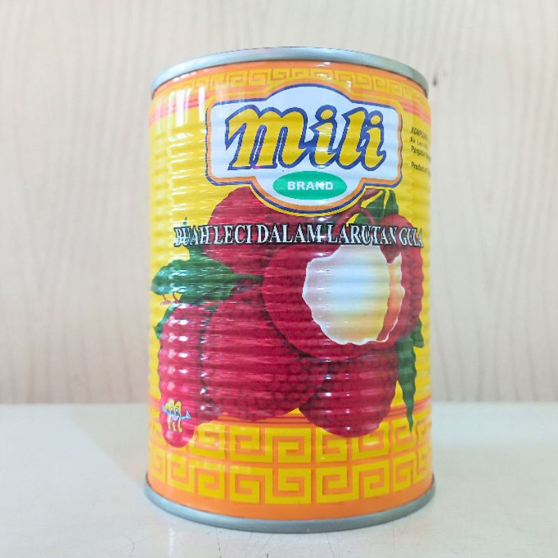 

Buah Leci Dalam Larutan Gula / Lychees In Syrup merek MILI Brand