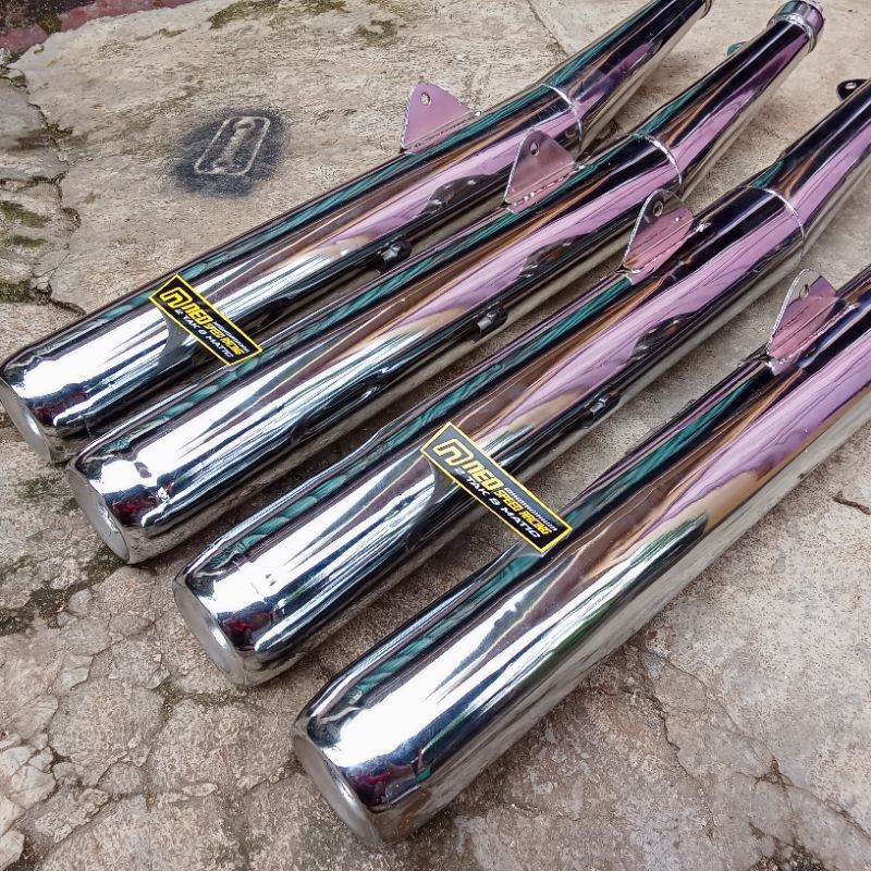 Knalpot RX King Standar Bobokan Model Copy BOBAN