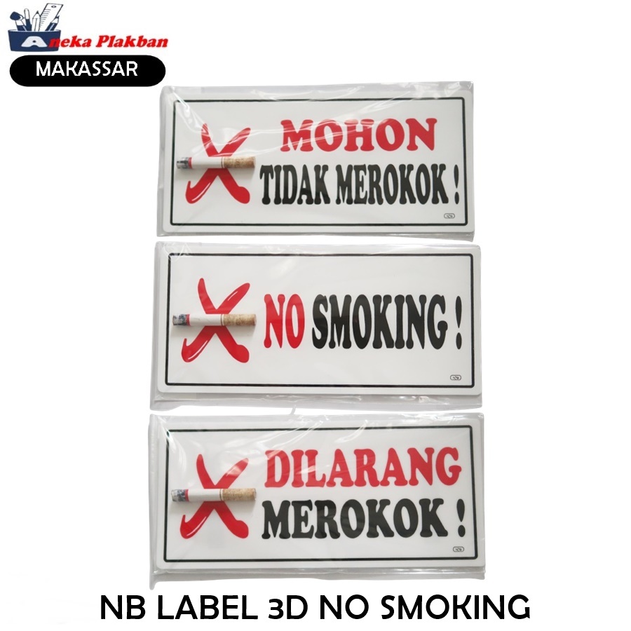

LABEL AKRILIK 3 DIMENSI NO SMOKING DILARANG MEROKOK