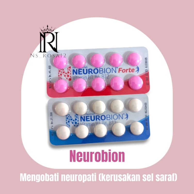 Neurobion Forte isi 10 Tablet | Neurobion putih - obat kesemutan dan kebas