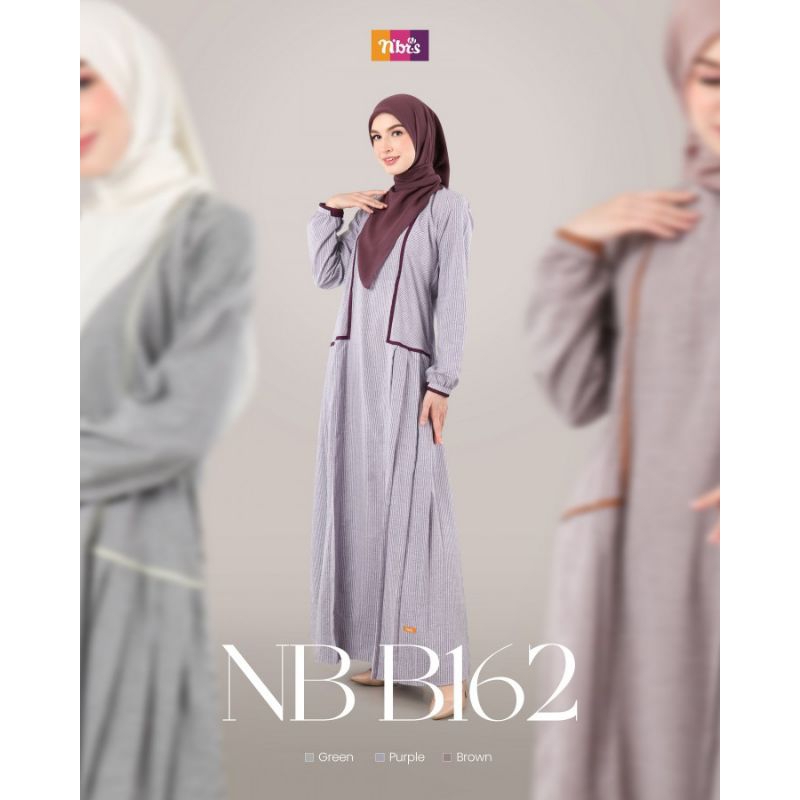 NEW ARRIVAL NB B162 GAMIS TERBARU BY NIBRAS