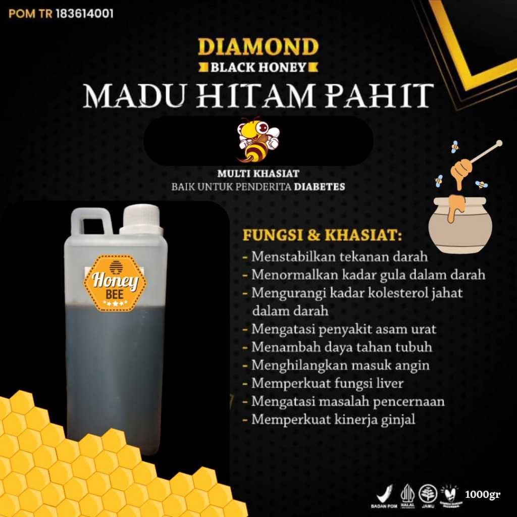 

Madu Hitam Pahit 1 KG 100% Asli Murni Baik Untuk Penderita Diabetes