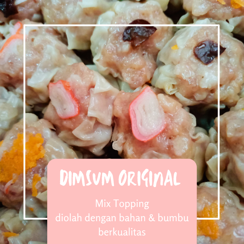 

FROZEN PREMIUM DIMSUM 30pcs / SIOMAI AYAM / DIMSUM FROZEN / DIMSUM AYAM / FROZEN FOOD / CHINESE FOOD