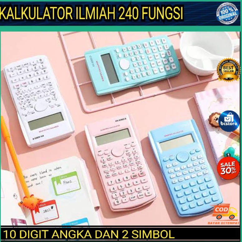 

[✦J56➤] (COD) Kalkulator Ilmiah Warna Warni Scientific Calculator KK-82MS [256]