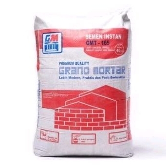 SEMEN INSTANT LEM PEREKAT HEBEL BATA RINGAN GRAND MORTAR ECERAN 1 KG