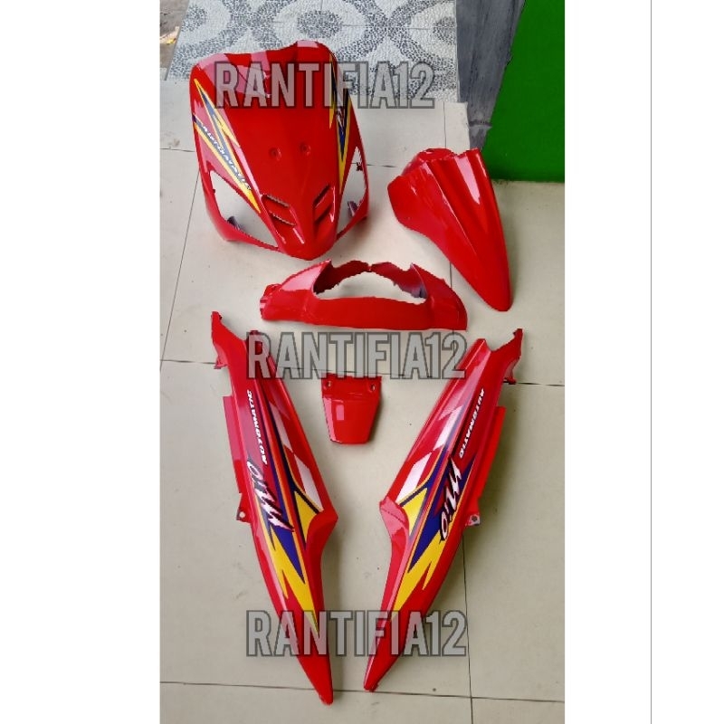 Bodi Mio Sporty Full set Merah Bodi motor yamaha Mio Sporty Mio Lama