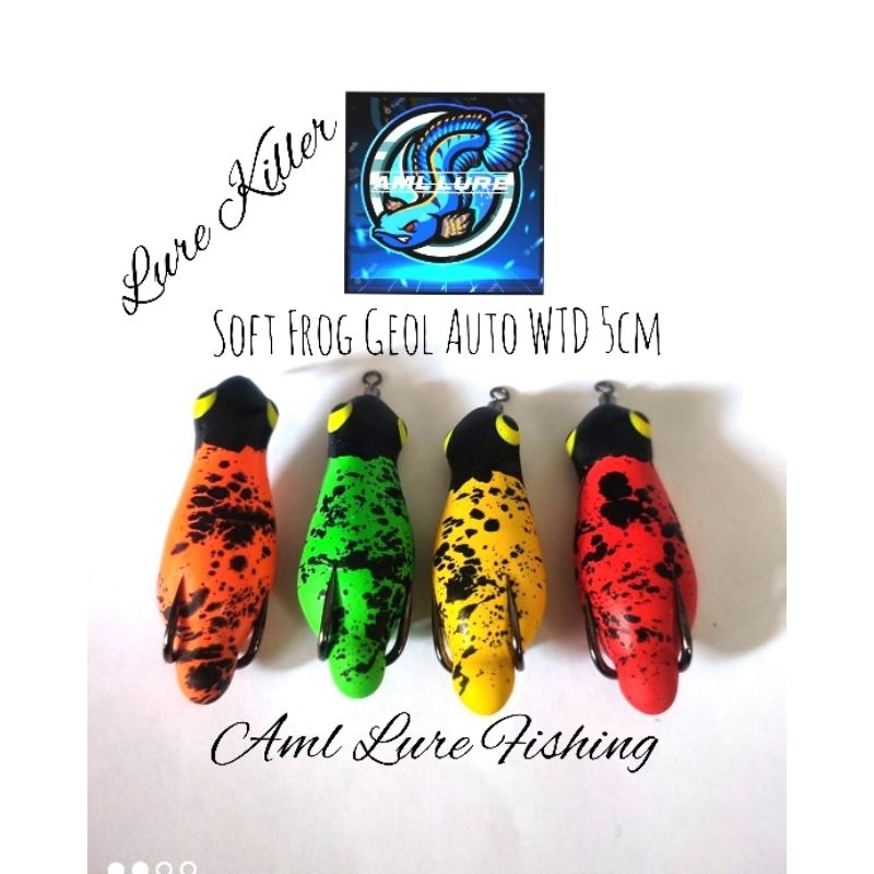 Soft Frog Geol 5cm Auto WTD/lure casting/umpan mancing