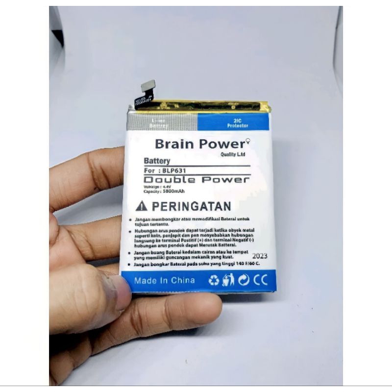 Baterai Batre Double power BLp631 Oppo F3 / F5 / F5 Plus Batre Brain Power New