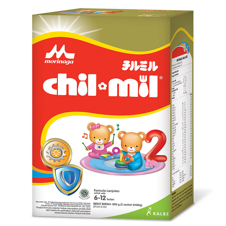 SUSU MORINAGA CHIL MIL CHIL-MIL CHILMIL TAHAP 2 USIA 6-12 BULAN 800 GR