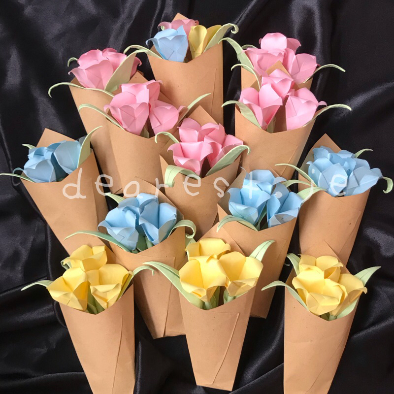 

BUKET BUNGA ORIGAMI //TULIP//