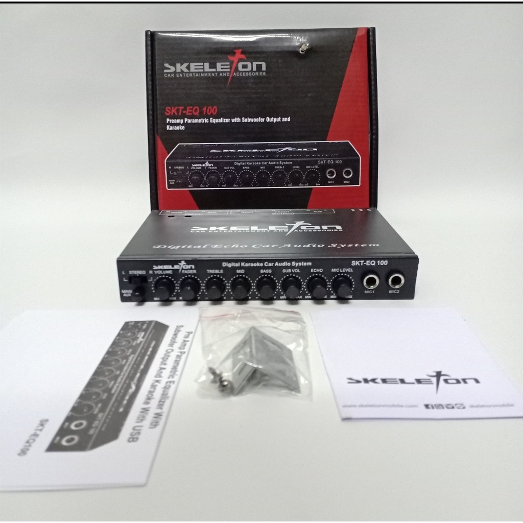 Pre Amp Parametrik Audio Skeleton SKT-EQ 100 Audio Mobil SKT EQ100