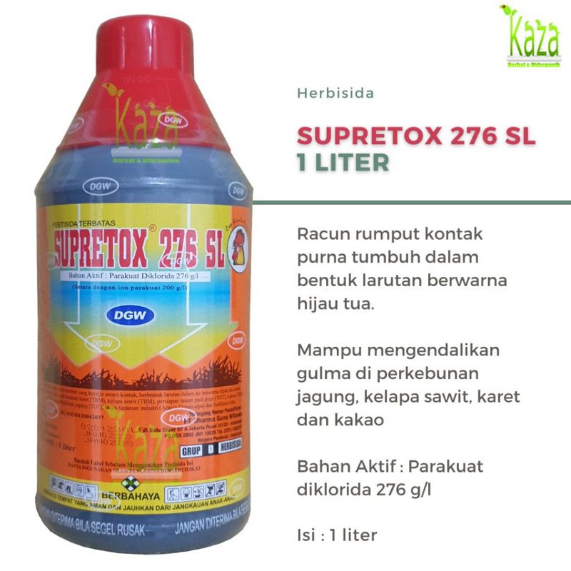 SUPRETOX 1LITER | OBAT RUMPUT